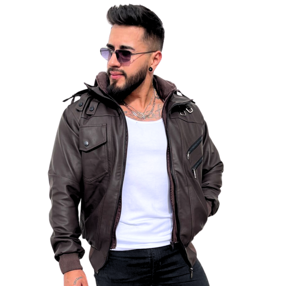 🧥 Chaqueta Rust Importada con Capucha