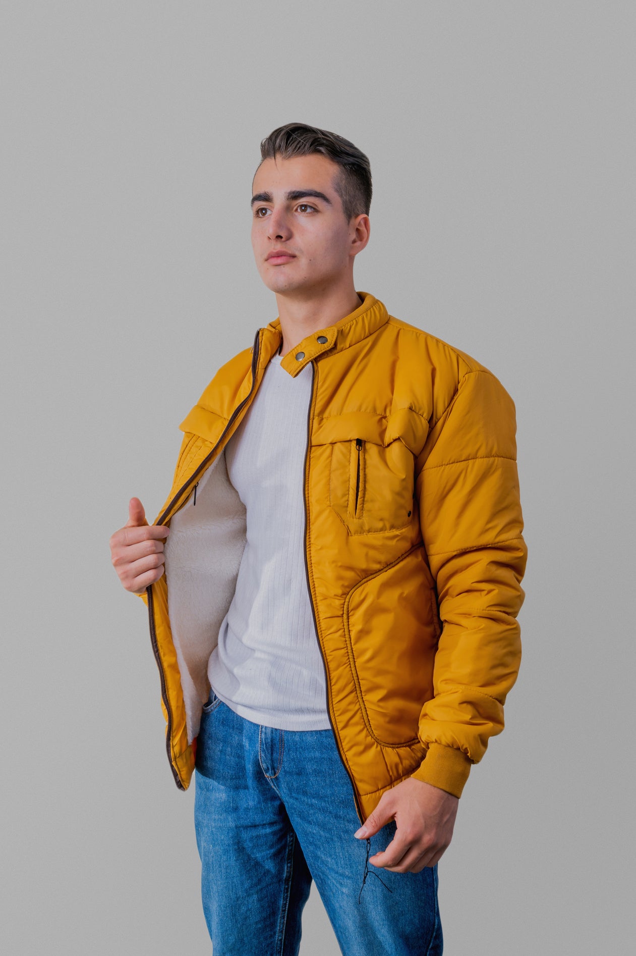 💥 Chaqueta Piloto Ovejera con Broche 🔥 ¡Estilo, Comodidad y Abrigo en Uno!