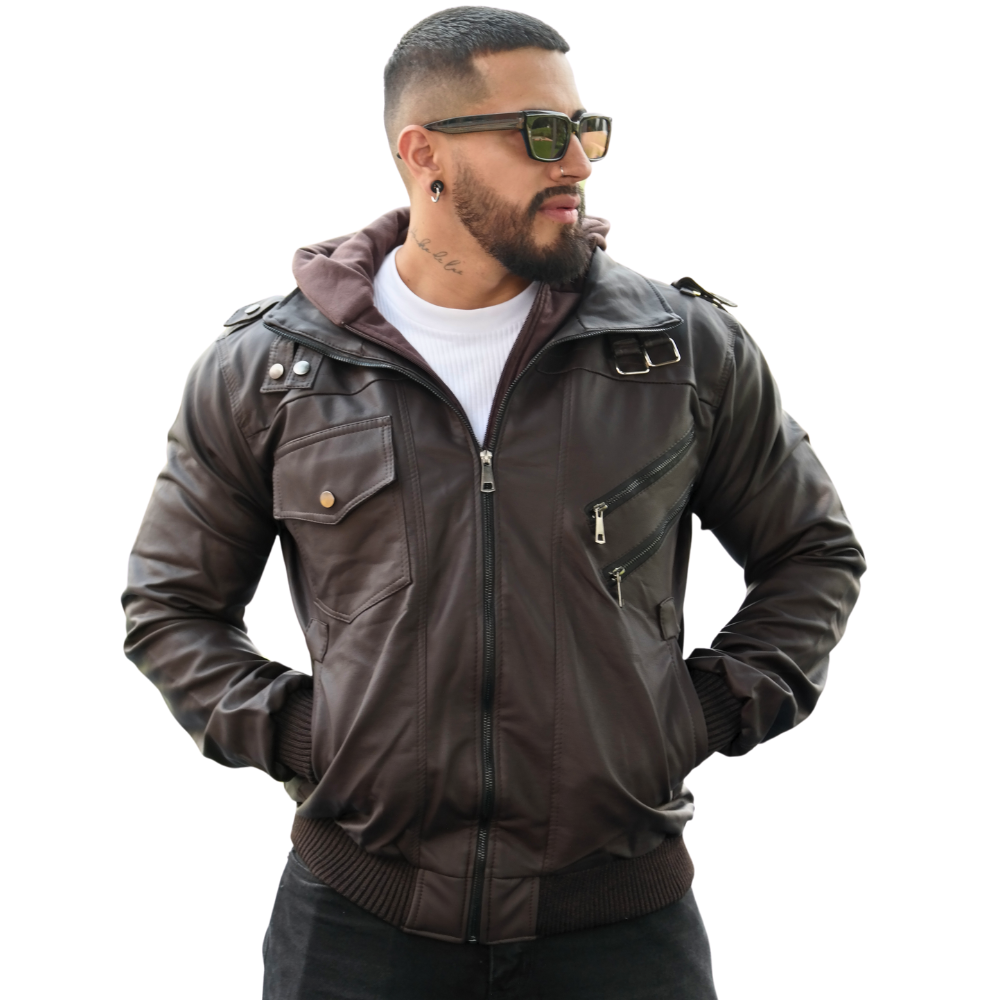 🧥 Chaqueta Rust Importada con Capucha