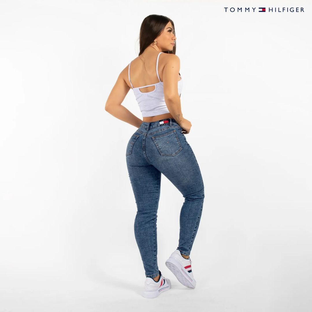 💎 Jean Skinny Premium Tiro Alto 👖 Comodidad + Estilo Irresistible