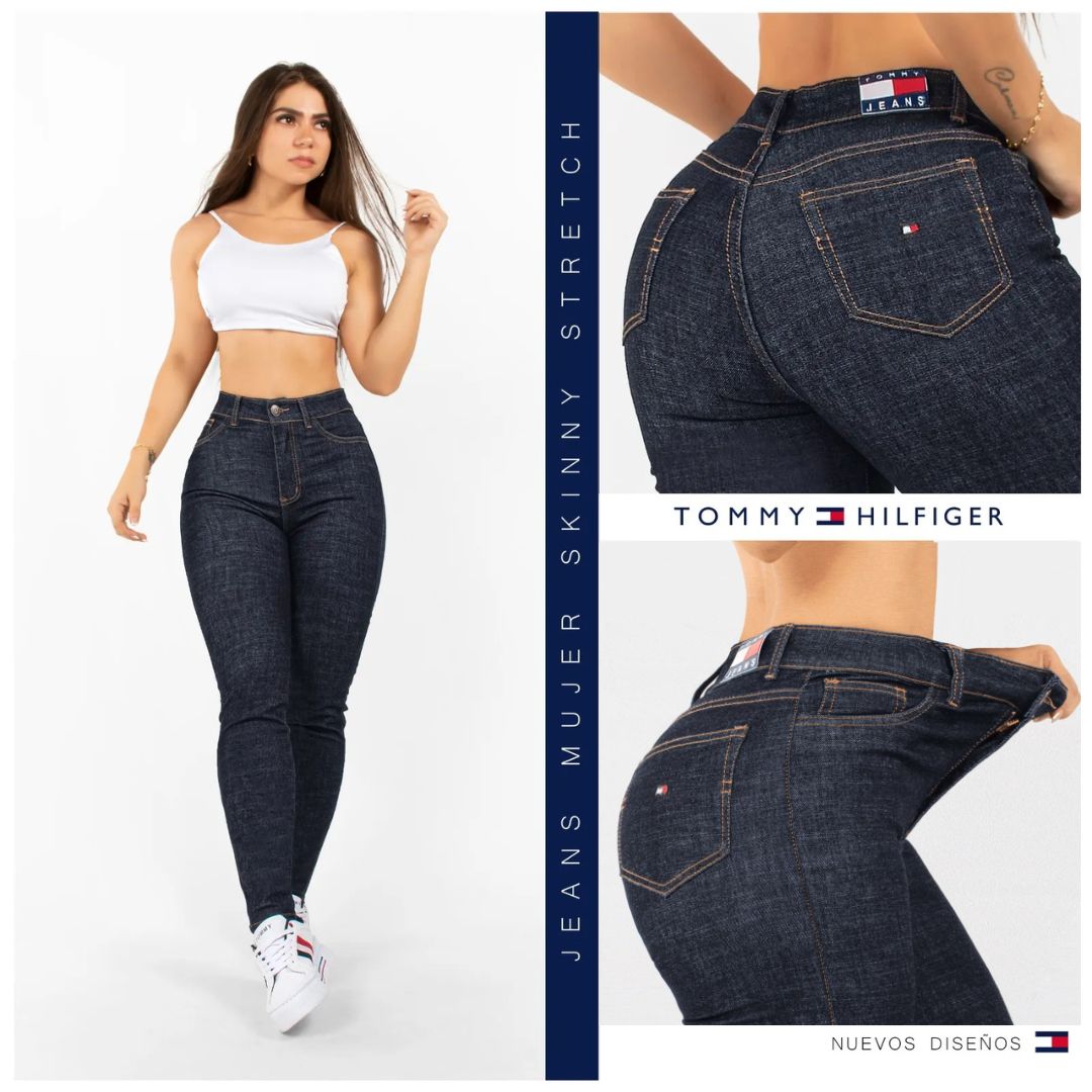 💎 Jean Skinny Premium Tiro Alto 👖 Comodidad + Estilo Irresistible