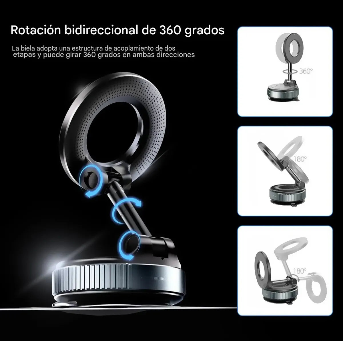 📱 Soporte Magnético Compacto para Celular 🚗✨