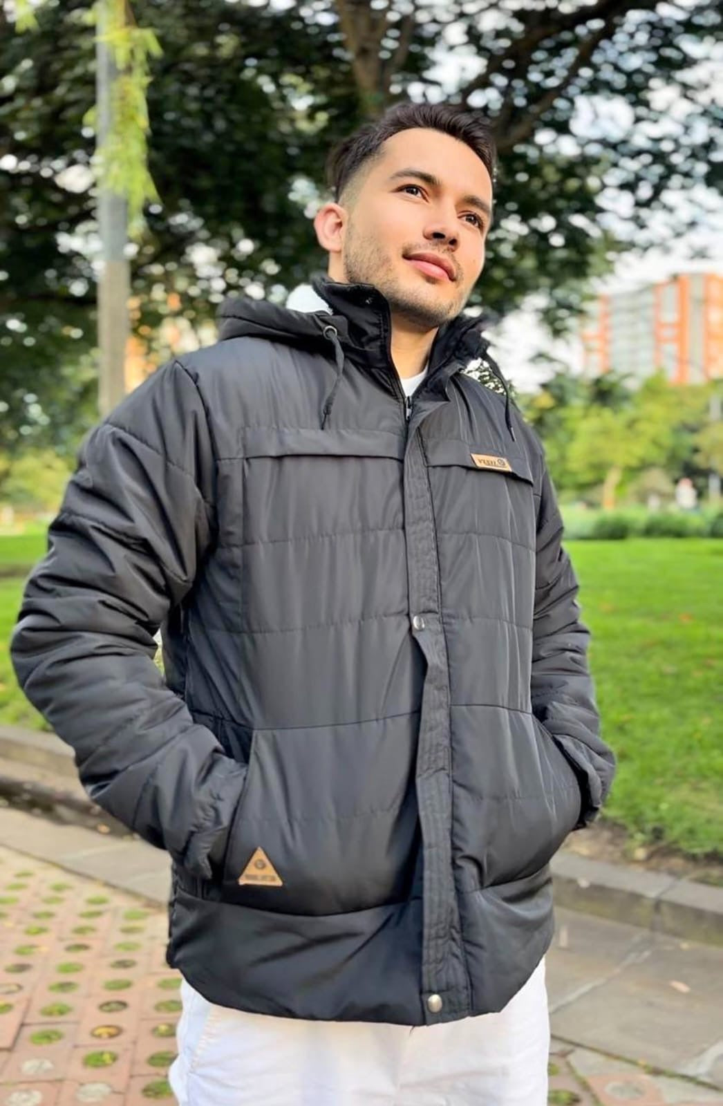 🧥 Chaqueta Ovejera Impermeable para Hombre