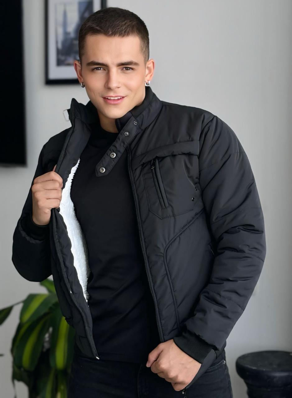 💥 Chaqueta Piloto Ovejera con Broche 🔥 ¡Estilo, Comodidad y Abrigo en Uno!