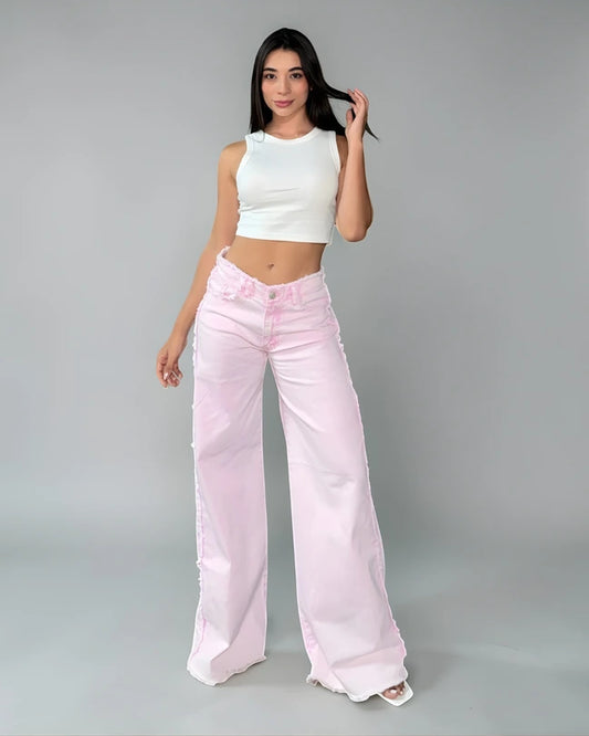 Jean Rosé Latte™ – Bota Superancha