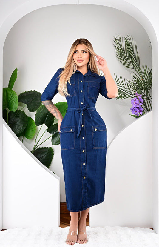 Vestido Valeria Luxe™ – Elegancia sin Esfuerzo