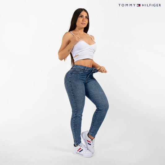 💎 Jean Skinny Premium Tiro Alto 👖 Comodidad + Estilo Irresistible