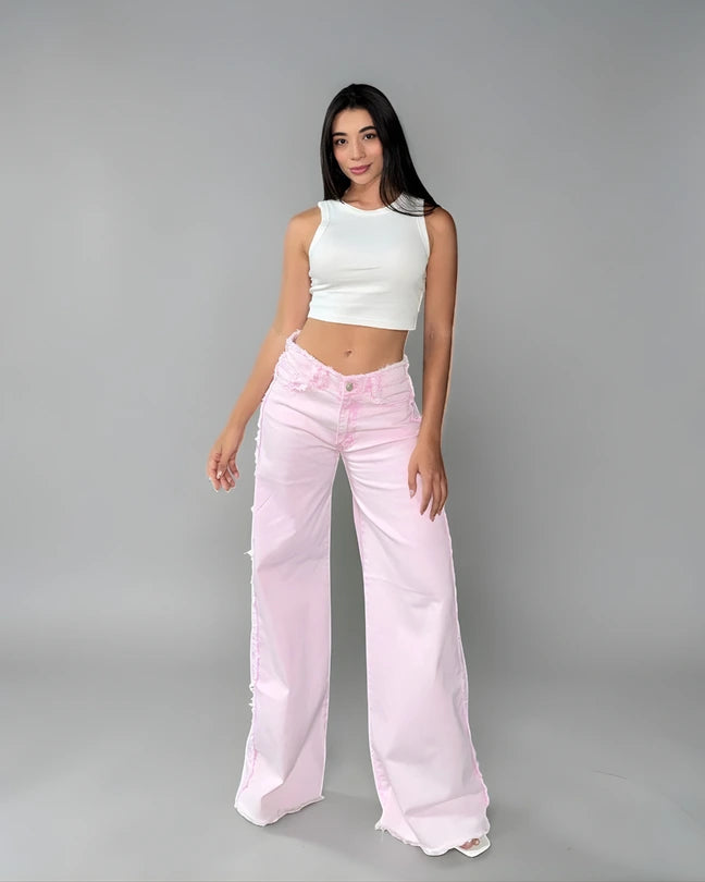 Jean Rosé Latte™ – Bota Superancha
