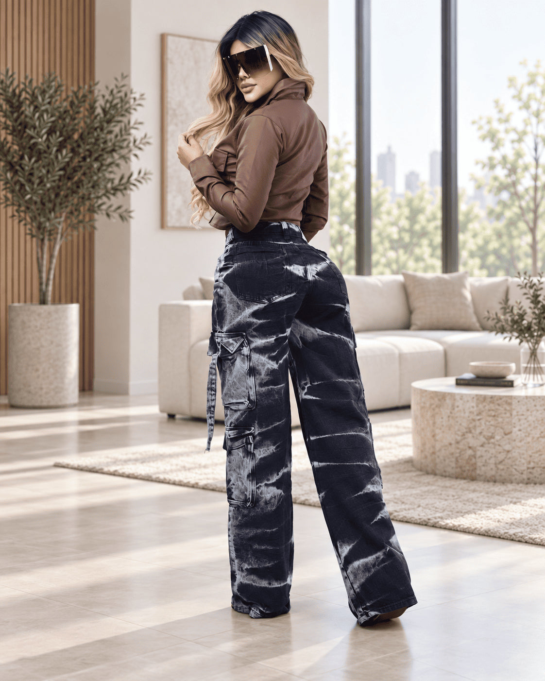Pantalón Cargo Amelia Black™